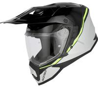 Acerbis Assault, casco avventura L female Grigio Chiaro/Nero/Giallo Fluo