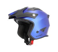 Acerbis Aria Metallic, casco jet XL male Blu Opaco