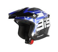Acerbis casco jet Aria E2206 Graphic - Nero Blu XXL
