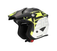 Acerbis casco jet Aria E2206 Graphic - Nero Giallo Fluo XL
