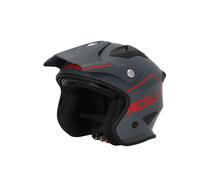 Acerbis casco jet Aria E2206 - Grigio Rosso M