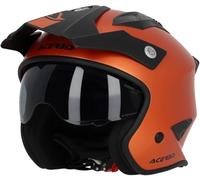 Acerbis Aria Metallic Casco Jet, arancione, taglia 2XL