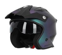 Acerbis Aria Metallic, casco jet S male Opaco Lilla/Verde