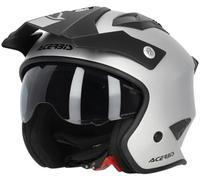 Acerbis Aria Metallic, casco jet M male Opaco-Silver