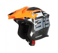 Acerbis casco jet aria trial ece 22-06 arancio fluo-nero - Taglia casco: M (57-58)
