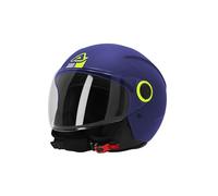 Acerbis CASCO JET BREZZA con Visiera e Omologazione ECE 22.06 (Blu Opaco - Taglia M)