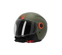 Acerbis Brezza, casco jet M male Verde Opaco
