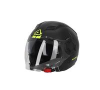 Acerbis Vento, casco jet S male Nero Opaco