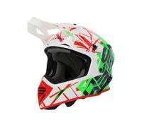 Acerbis X-Track S24, casco a croce XL male Bianco/Verde Fluo/Rosso