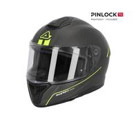 Acerbis Tarmak, casco integrale XL male Nero/Grigio/Giallo Fluo