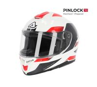 Acerbis Krapon 2024 Casco, bianco/rosso, Taglia L (59/60)