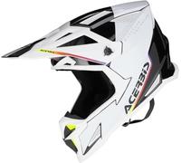Acerbis T711, casco da motocross M male Bianco/Nero/Giallo Fluo