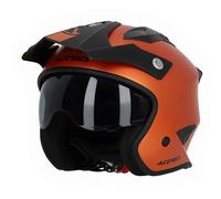 Acerbis Aria Metallic Casco Jet, arancione, taglia XS