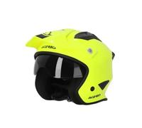 Acerbis Casco aperto Aria Solid – Giallo fluo/Nero – Taglia XS Uomo
