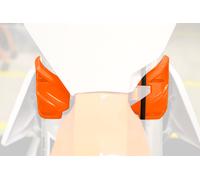 Acer Rock, coperchio del tripleclamp male Arancione