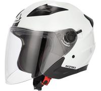 Acerbis Firstway 2.0 Mono Casco a reazione, bianco, taglia L per maschi