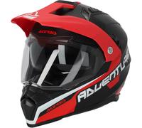 Acer lip FS-606 2023 Casco Motocross, grigio/rosso, Taglia XL (61/62)