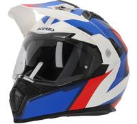 Acer lip FS-606 2024 Casco da motocross, bianco/rosso/blu, Taglia S (55/56)