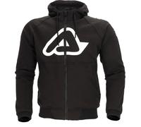 Acerbis Fly Hoodie, giacca in tessuto 3XL male Nero/Bianco