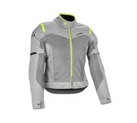 Acerbis Ramsey Vent 2.0, giacca tessile donna XXL male Grigio Chiaro/Giallo Fluo