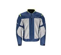 Acerbis Ramsey Vented Giacca tessile moto, blu-giallo, taglia M