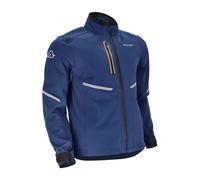 Acerbis X-Duro WP, giacca tessile impermeabile 3XL male Blu Scuro/Arancione