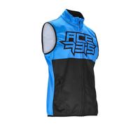 ACER ILET VEST SOFTSHELL MX LINEAR MOTO CROSS ENDURO OFFROAD Nero/Blu