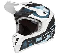 ACERBIS HELMET LINEAR BIANCO/AZZURRO L