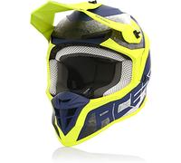 Acerbis Linear, casco a croce S male Opaco Giallo Fluo/Blu/Grigio