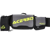 Acerbis Marsupio Impact Logo 5L - Borsa a vita con portaborraccia e attrezzi Grigio/Nero/Giallo Fluo