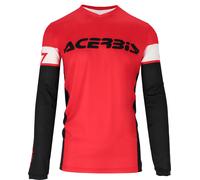 Acerbis J-Track Inc. 2.0, maglia M male Rosso/Nero/Bianco