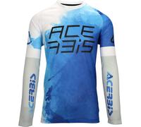 Acerbis J-Windy Watermark, maglia L male Blu/Bianco