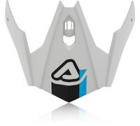 Acerbis Jet Aria Picco del casco, bianco/nero/blu, Taglia unica