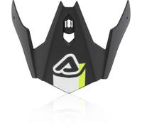 Acerbis Jet Aria Picco del casco, nero-giallo per maschi