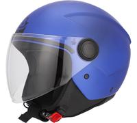 Acerbis Jet Brezza Metallic Casco Jet, Blu opaco, Taglia S (55/56)