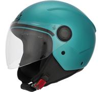 Acerbis Jet Brezza Metallic Casco Jet, turchese, taglia XL per maschi