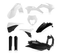 ACERBIS KIT CARENE PLASTICHE BIANCO/NERO KTM EXC 125 2014 2015 0017204.237