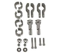 Kit montaggio universale alluminio Acerbis XRally paramani Rally Brush e Rally Profile manubri 22 28 mm