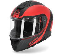 Acerbis Krapon Casco, nero/rosso, Taglia XL (61/62)