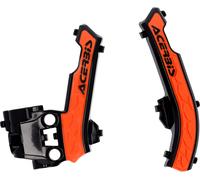 Acerbis KTM/Gas Gas/Husqvarna 50ccm, Protezione del telaio X-Gri male Nero/Arancione