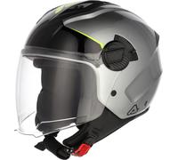 Acerbis Levante, casco aperto M female Grigio/Nero/Giallo Fluo