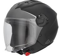 Acerbis Levante Logo Casco a reazione, nero opaco/grigio, Taglia M (57/58)