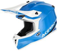 Acerbis Linear, casco da motocross M male Azzurro/Bianco