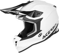 Acerbis Linear, casco da motocross S male Bianco/Nero