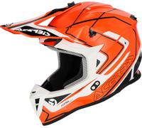 Acerbis Linear, casco da motocross XS female Arancione/Bianco/Nero