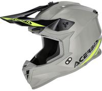 Acerbis Linear, casco da motocross XS male Grigio/Nero/Giallo Fluo