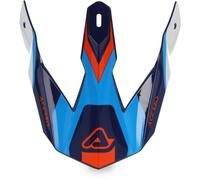 Acerbis Linear Picco del casco, blu/arancione, Taglia unica
