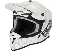 Acerbis Linear Solid 2024 Casco da motocross, bianco, taglia XS per maschi
