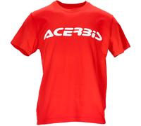 Acerbis Logo, t-shirt S male Rosso/Bianco