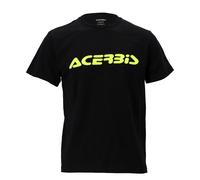 Acerbis Logo, t-shirt XXL male Nero/Giallo Fluo